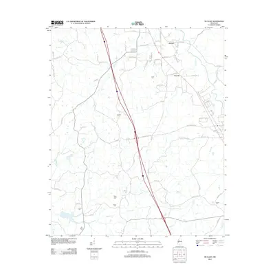 2012 Map of Tie Plant, 2012 Print