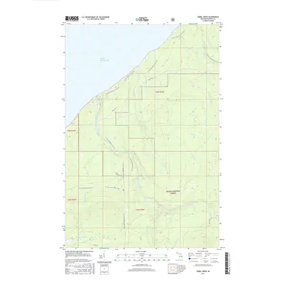 2017 Map of Tiebel Creek, 2017 Print