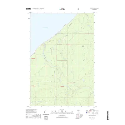 2019 Map of Tiebel Creek, 2019 Print