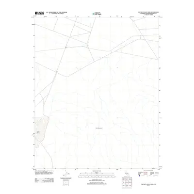 2012 Map of Tiefort Mountains, 2012 Print