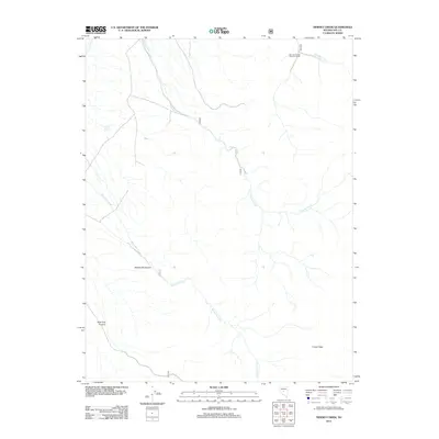 2012 Map of Tierney Creek, 2012 Print
