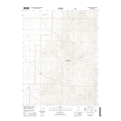 2014 Map of Tierney Creek, 2014 Print