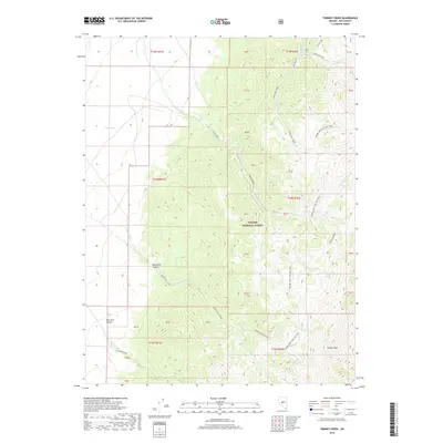 2018 Map of Tierney Creek, 2018 Print