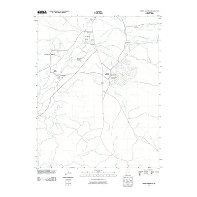 2011 Map of Tierra Amarilla, 2011 Print