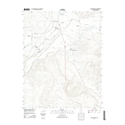2013 Map of Tierra Amarilla, 2013 Print
