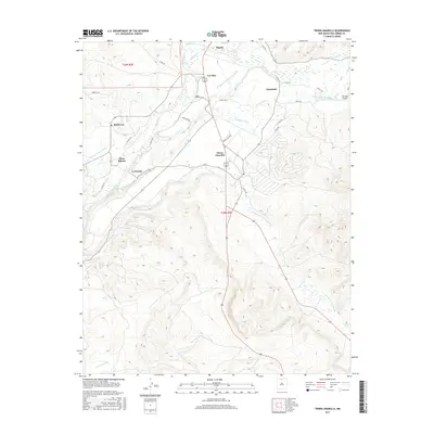2017 Map of Tierra Amarilla, 2017 Print