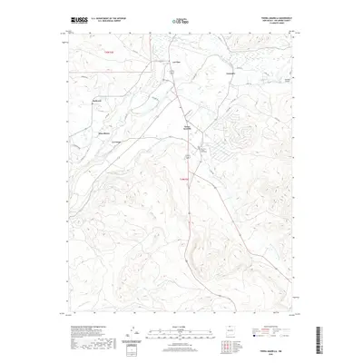 2020 Map of Tierra Amarilla, 2020 Print