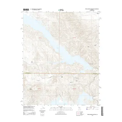 2015 Map of Tierra Redonda Mountain, 2015 Print