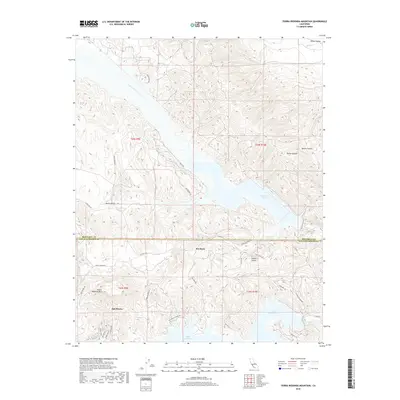 2018 Map of Tierra Redonda Mountain, 2018 Print