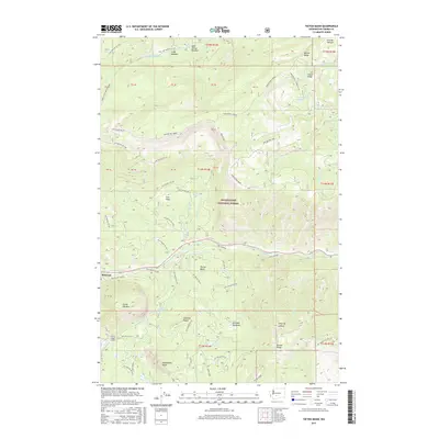 2017 Map of Tieton Basin, 2017 Print