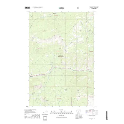 2020 Map of Tieton Basin, 2020 Print