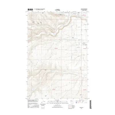 2017 Map of Tieton, 2017 Print