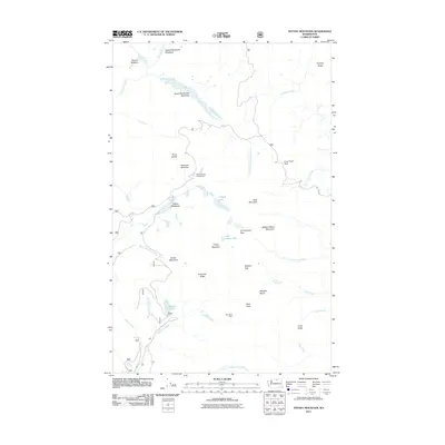 2011 Map of Tiffany Mountain, 2011 Print