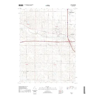 2018 Map of Tiffin, 2018 Print