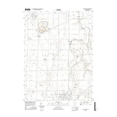 2016 Map of Tiffin North, 2016 Print