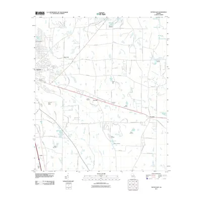 2011 Map of Tifton East, 2011 Print