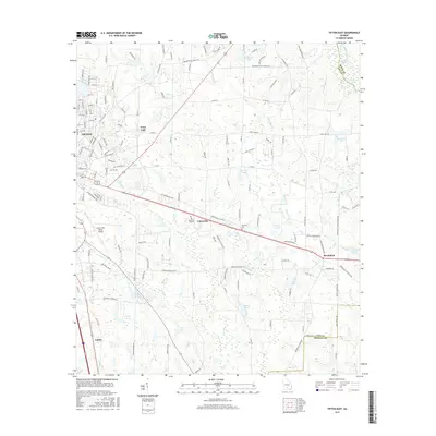 2017 Map of Tifton East, 2017 Print
