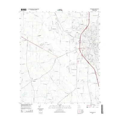 2014 Map of Tifton West, 2014 Print