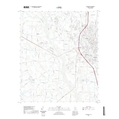 2020 Map of Tifton West, 2020 Print