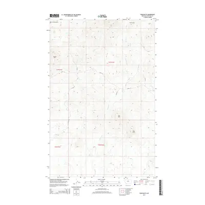 2014 Map of Tiger Butte, 2014 Print
