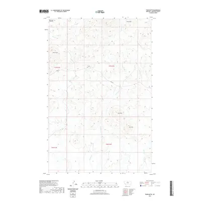 2020 Map of Tiger Butte, 2020 Print