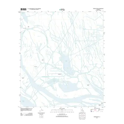 2012 Map of Tiger Island, 2012 Print