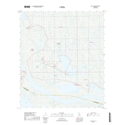 2018 Map of Tiger Island, 2018 Print