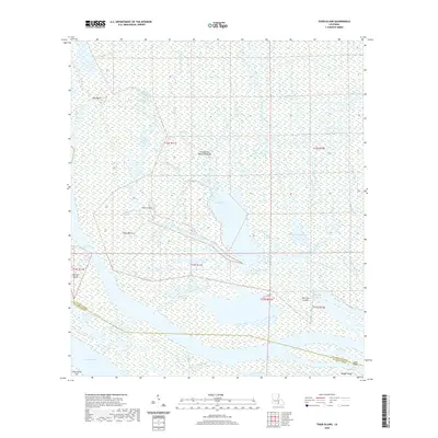 2020 Map of Tiger Island, 2020 Print
