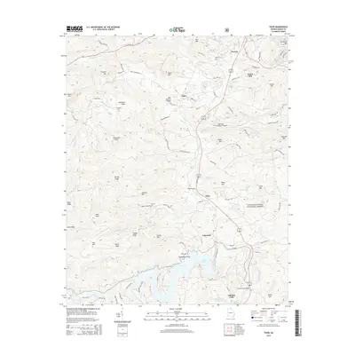 2014 Map of Tiger, 2014 Print