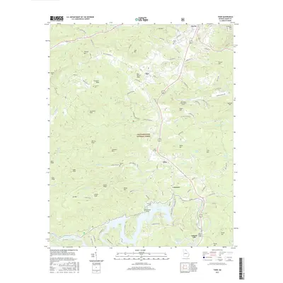 2017 Map of Tiger, 2017 Print