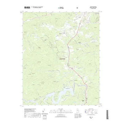 2020 Map of Tiger, 2020 Print