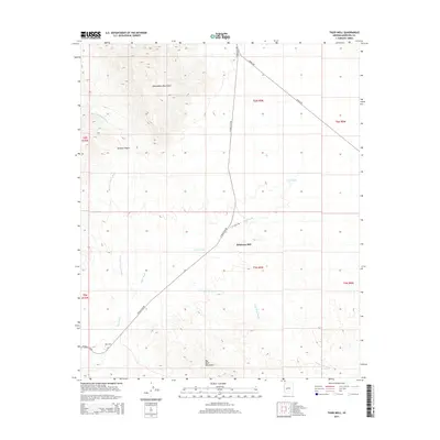 2014 Map of Tiger Well, 2014 Print