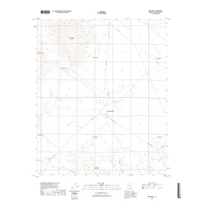 2018 Map of Tiger Well, 2018 Print