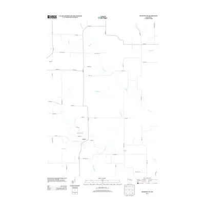 2013 Map of Tigerton NW, 2013 Print