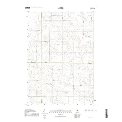 2018 Map of Tigerton NW, 2018 Print