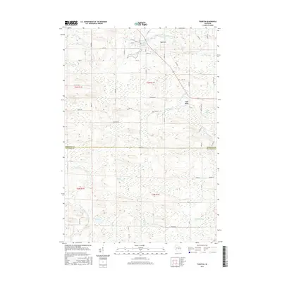 2015 Map of Tigerton, 2015 Print