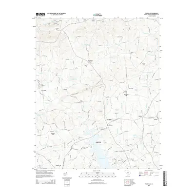2014 Map of Tigerville, 2014 Print