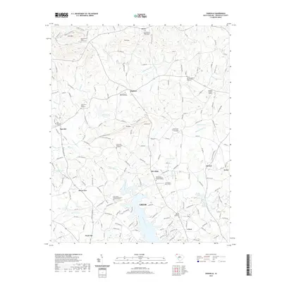 2020 Map of Tigerville, 2020 Print
