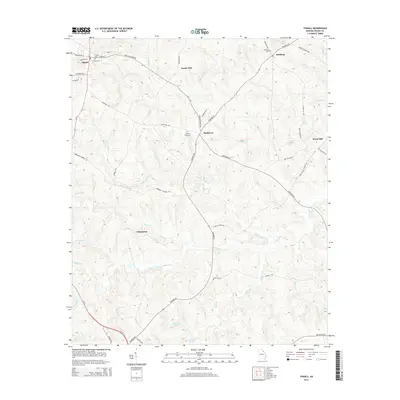 2014 Map of Tignall, 2014 Print