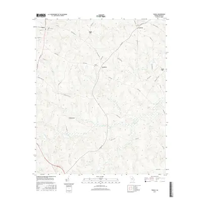 2017 Map of Tignall, 2017 Print