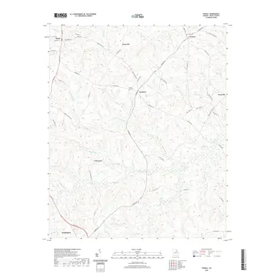 2020 Map of Tignall, 2020 Print