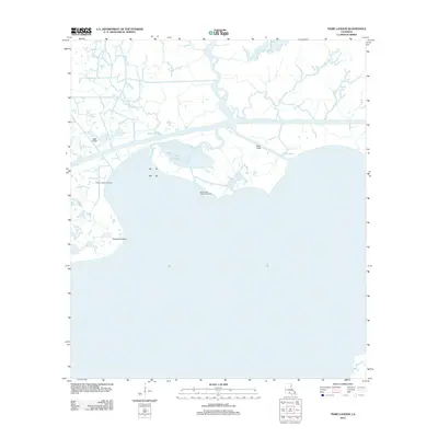 2012 Map of Tigre Lagoon, 2012 Print