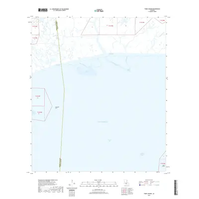 2018 Map of Tigre Lagoon, 2018 Print