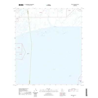 2020 Map of Tigre Lagoon, 2020 Print