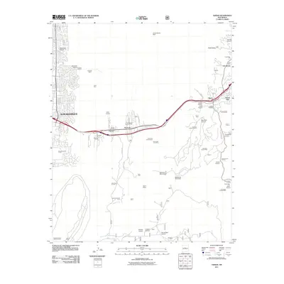 2011 Map of Tijeras, 2011 Print