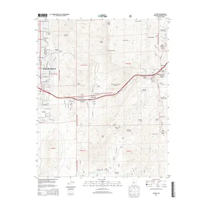 2013 Map of Tijeras, 2013 Print