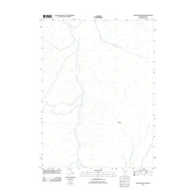 2012 Map of Tijuana John Peak, 2012 Print