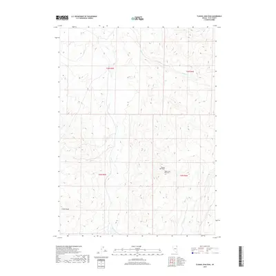 2018 Map of Tijuana John Peak, 2018 Print