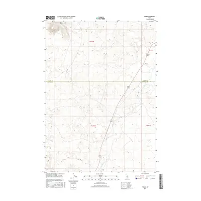 2017 Map of Tikura, 2017 Print