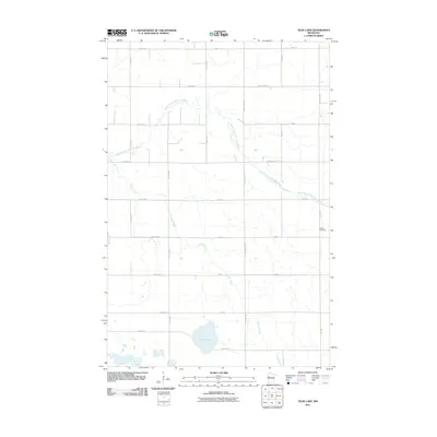 2011 Map of Tilde Lake, 2011 Print
